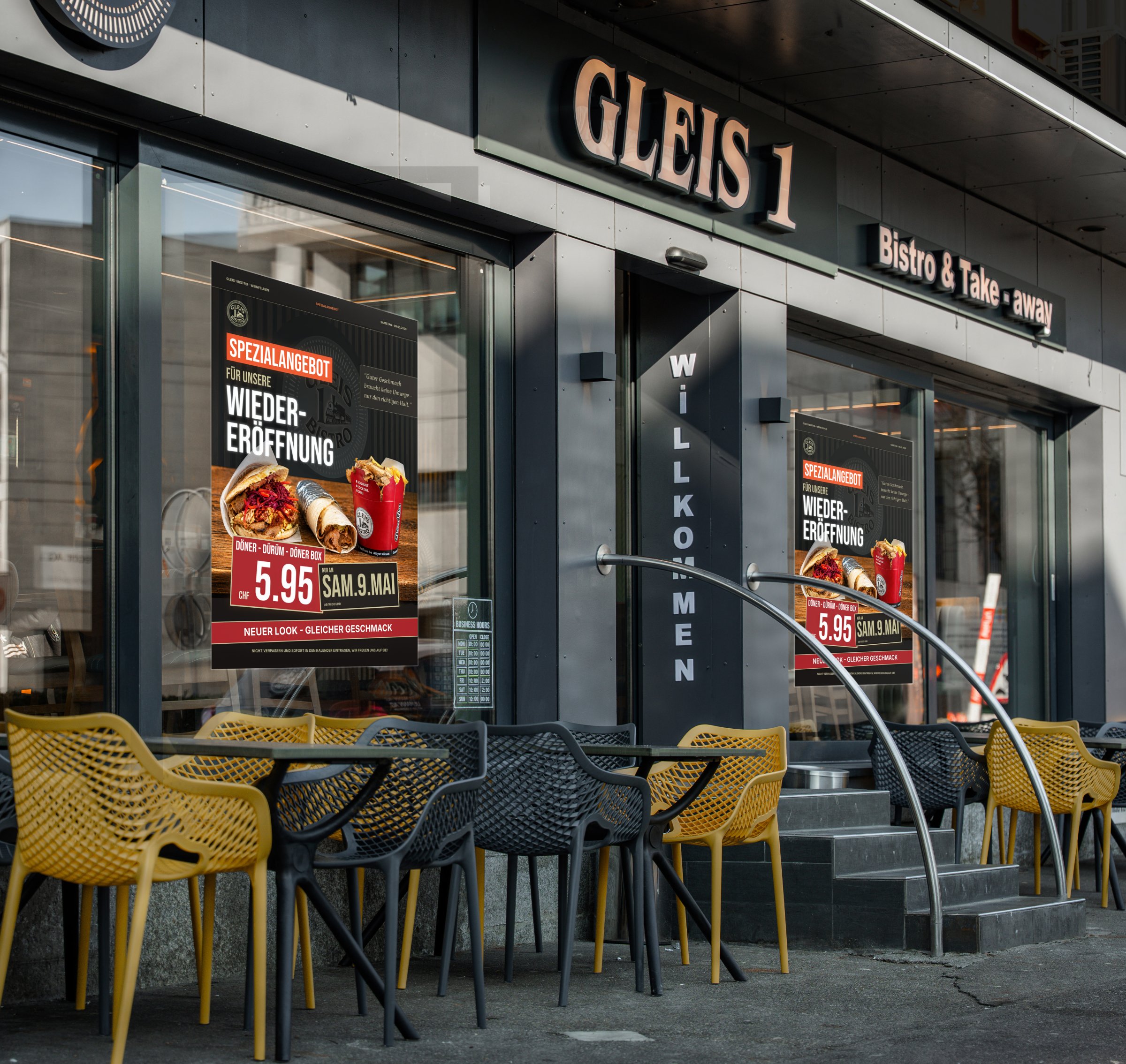 Gleis 1 Bistro - Content