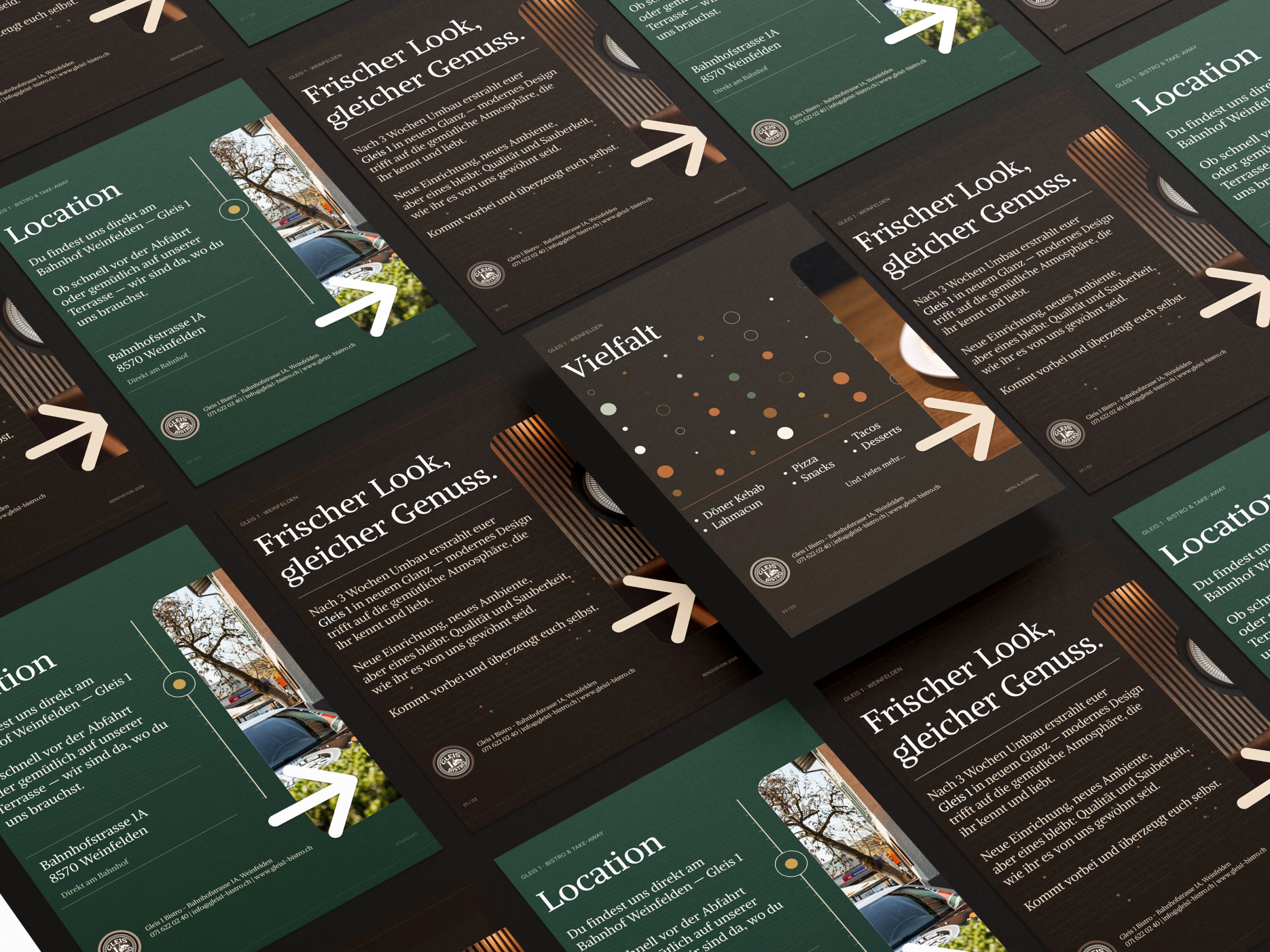 Gleis 1 Bistro - Content