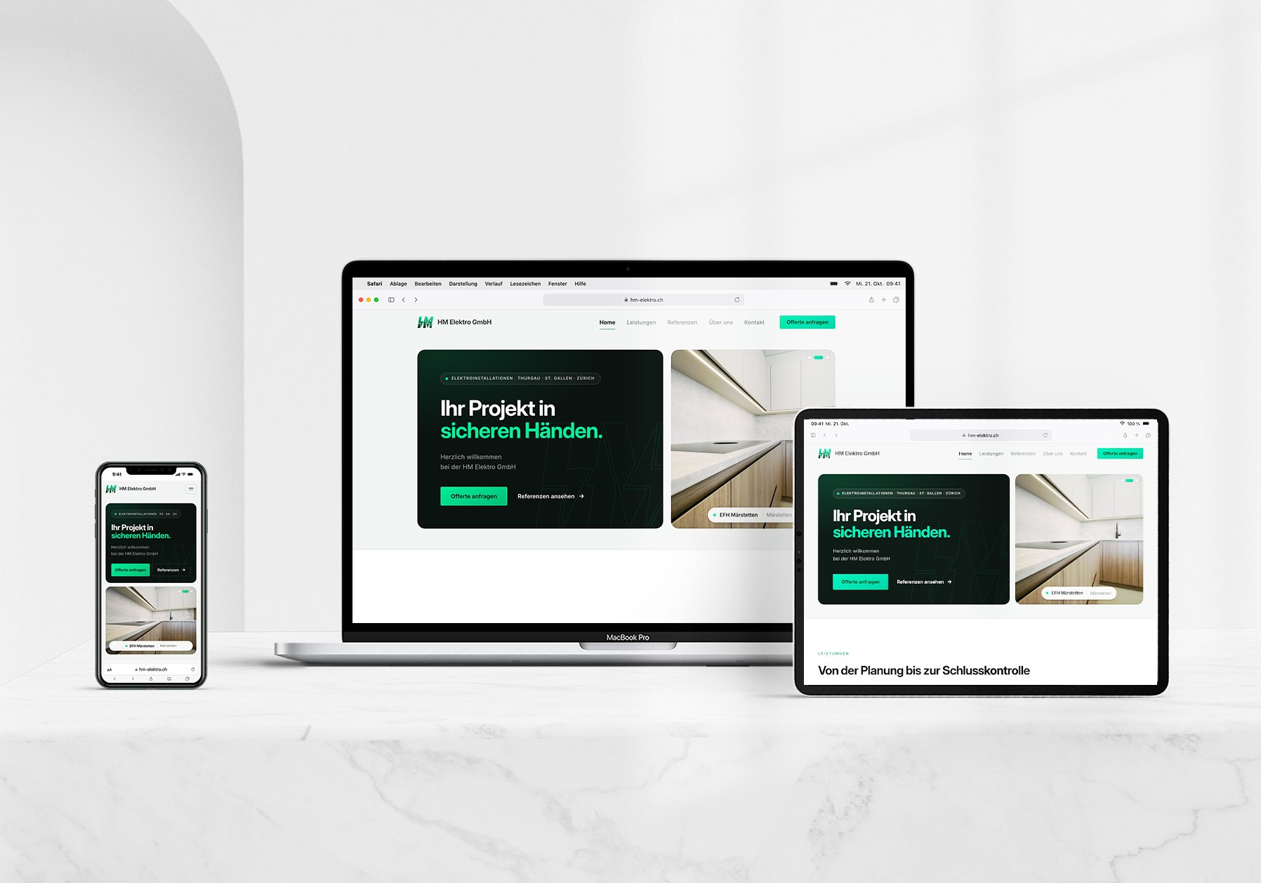 HM Elektro GmbH - Webseite