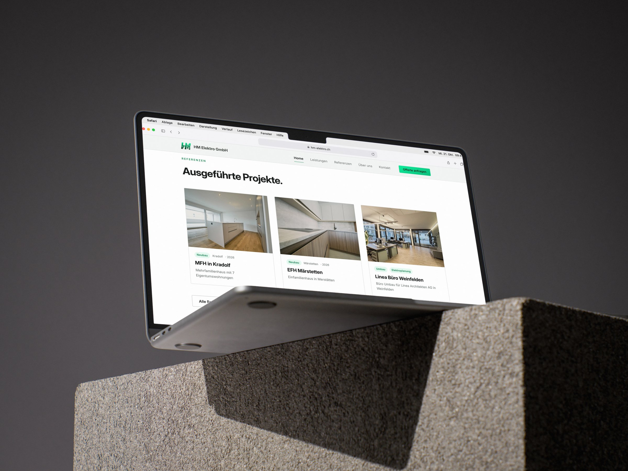 HM Elektro GmbH - Webseite